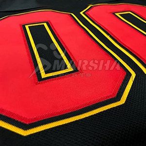 Diseña Tu Propia Camiseta de Hockey sobre Hielo con Nombre de Equipo Personalizado, Diseño Popular, Camiseta de Hockey sobre Hielo de Color Sólido - Product Image 3