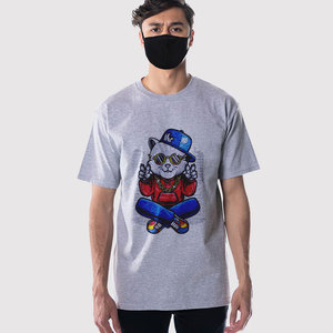 T-shirt d'été 100% coton 210gsm de haute qualité pour hommes Jersey décontracté solide à impression personnalisée avec maillot vierge de qualité supérieure à l'avant uni - Product Image 1