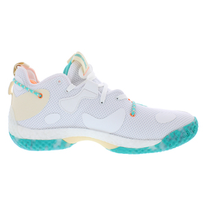 Adidas Harden Vol. 6 Zapatos Unisex Color: Calzado Blanco/Tono Crudo/Naranja Brillante 100% Auténtico - Product Image 3