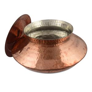 Olla Handi de cocina de cobre puro martillado de diseño moderno, olla de cocina de alta calidad para servir en el hogar, cocina, Hotel - Product Image 1