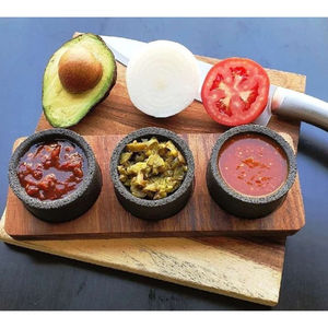 <b>Set</b> of 3 Marble <b>Salt</b> and <b>Pepper</b> Bowls Exclusive Quality Round Shape Handmade Wedding Storage Container for Kitchen Use - Product Image 2