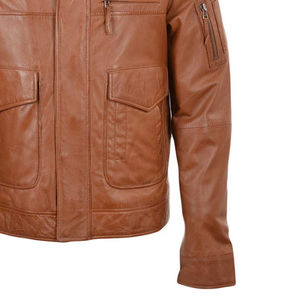 Chaqueta Acolchada Nueva de Cuero 100% Genuino para Hombre, Diseño Único, Superventas, Chaqueta de Alta Calidad para Hombre - Product Image 5