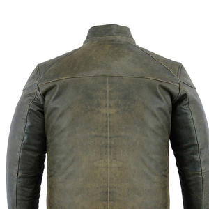 2024 nouveau automne hommes veste en cuir décontracté revers mince en cuir veste hommes mode urbain PU fermeture éclair vestes courtes - Product Image 6