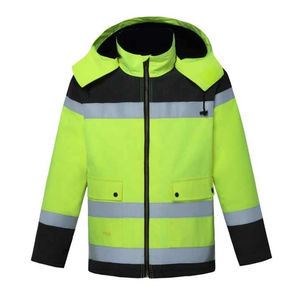 Chaqueta de Trabajo con Capucha de Alta Calidad OEM, Reflectante, Impermeable, Transpirable, de Secado Rápido, para Invierno - Product Image 2