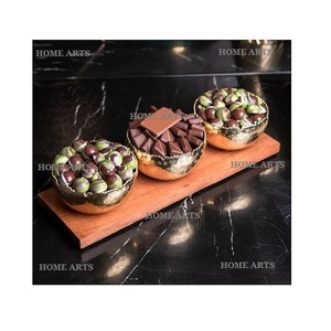 Bol de service en aluminium de conception antique bol de chocolats de forme ronde de taille personnalisée au prix le plus bas - Product Image 4