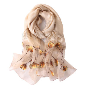 Soft And Lightweight <b>Scarf</b> With Traditional Embroidery Elegant Design Suitable <b>For</b> Formal And Casual Looks - Product Image 6