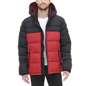 High Quality Men's Puffer <b>Jackets</b> Casual Fashion Customized Sizes and Solid Colors New Arrival <b>Light</b> Weight Canvas Fabric - Product Image 4