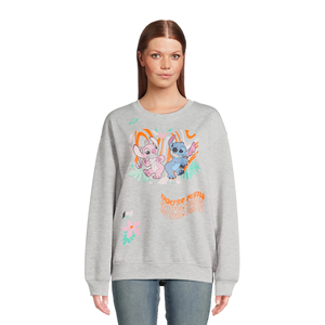 Sweat-shirt surdimensionné pour femmes avec logo personnalisé en gros pour la saison d'hiver Sweat-shirt en coton imprimé pour femmes - Product Image 2