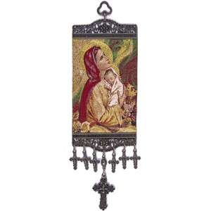 Figura cristiana icónica de 10 cm, decoración de pared, modelo 1824 - Product Image 1