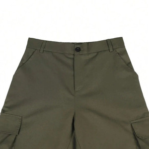 Pantalones Cargo Holgados de Algodón para Hombre, Estilo Urbano, Impermeables, Transpirables, de Verano, con Múltiples Bolsillos, Pierna Ancha, Cintura Media Elástica - Product Image 5