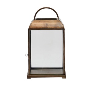 Modern Simple Designer Metal <b>Lanterns</b> and <b>Vintage</b> Candle Holders Jars High Quality Home Outdoor Lighting and Wedding Decoration - Product Image 1
