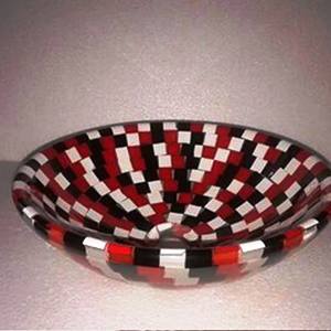 Cuencos para Servir de Resina Azul y Blanco con Dos Compartimentos, Hechos a Mano, Pulidos, Ecológicos, de Origen Indio, Aptos para Lavavajillas, Diseño Moderno para Fiestas - Product Image 6