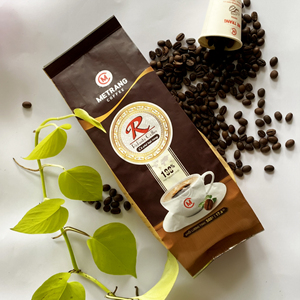 Granos de café Robusta 100% de calidad al por mayor sabor amargo con cafeína 5% humedad frijol tostado de Vietnam Puce 0,5 kg peso medio - Product Image 1