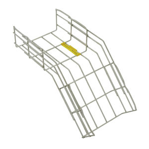 Goulotte verticale Bestray à 45 degrés, hauteur 105 mm, en acier inoxydable 304, treillis métallique, revêtement poudré, support de câbles - Product Image 1