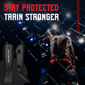 Kickboxing Espinilleras Boxeo Artes marciales Almohadillas protectoras para piernas para niños Adultos Jóvenes MMA Karate Taekwondo Equipo de entrenamiento - Product Image 6