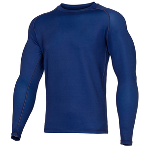 Service OEM disponible, impression par transfert thermique personnalisée en gros, respirant, manches longues, rashguard MMA BJJ, vêtements de sport 100% - Product Image 1