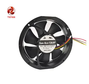 9RF1324P3H00 1 yüksek sıcaklık fanı 13628 24v DC fırçasız fan 136*28mm yüksek hızlı soğutma fanı soğutma LED işıkları