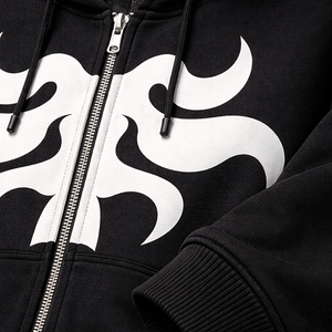 Fabricante de sudaderas con capucha personalizadas para hombre, de algodón grueso, con cremallera completa, sudaderas extragrandes y gruesas con cremallera. - Product Image 5