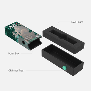 OEM/ODM High-End Portable EVA Foam <b>Insert</b> UV Coating <b>Drawer</b> Box Reusable for Consumer Electronics for Essential Oil Embossed - Product Image 4