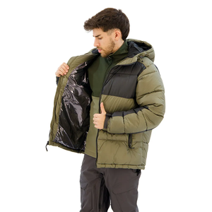 แจ็กเก็ตขนเป็ดมีฮู้ดของผู้ชายคลาสสิกแจ็คเก็ตหุ้มฉนวนหนาสำหรับฤดูหนาวแจ็คเก็ตกลางแจ้งจัดส่งด้วย DDP - Product Image 3