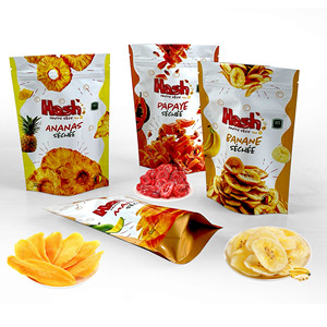 ถุงซิปล็อคพิมพ์ลายชิปสำหรับบรรจุชากาแฟพลาสติกถุงซิปเปิดปิดได้ - Product Image 1