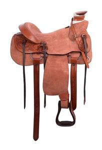 Selle de course Western en cuir véritable de qualité supérieure pour l'équitation - Product Image 3