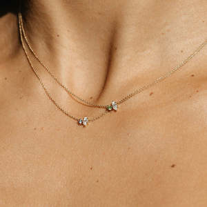 จี้และชาร์มเพชรโมอิสซาไนต์สี D เงินแท้ 925 แบบ Toi Et Moi ดีไซน์แฟนซี พร้อมทรงมาร์คีส์และทรงกลม - Product Image 5