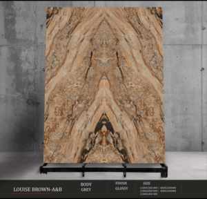 Baldosas de Porcelana Brillante de 1200x2800 mm, Superficie Elegante Inspirada en la Piedra para Proyectos Arquitectónicos Modernos - Product Image 1