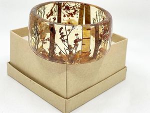 Bijoux fins faits à la main Bracelets et Bracelets fins Chaîne fine Bracelets à maillons Résine acrylique Fleur Bracelet Bracelet Bijoux pour - Product Image 5