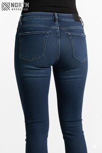 Venta al por mayor azul personalizar pantalones pitillo de mezclilla señoras pantalones Vaqueros pitillo de las mujeres pantalones vaqueros para las mujeres pantalones vaqueros de las mujeres - Product Image 5