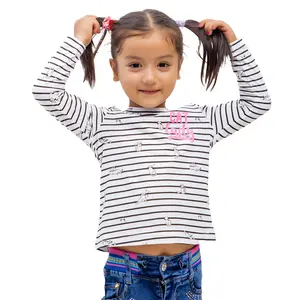 100% कॉटन से बनी बच्चों के लिए अच्छी कीमत वाली टी-शर्ट, निर्माता कीमत वाली कॉटन टी-शर्ट