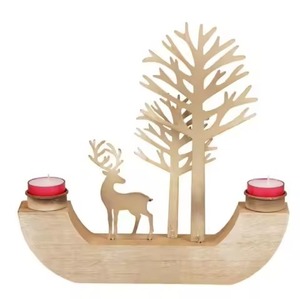 Bougeoir à bougie chauffe-plat élégant pour la décoration de fête et de Noël à la maison pour d'autres fonctions - Product Image 3