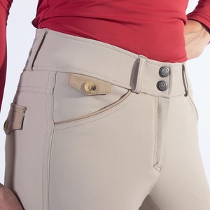 Nouveau gros culottes équestres vêtements de compétition taille haute pantalons en silicone vêtements personnalisés culottes pour l'équitation - Product Image 5