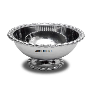 Cuenco para mezclar alimentos de forma redonda de acero inoxidable, diseño único, para servir la cena y el almuerzo, Mini cuencos de Metal de acero para gran oferta - Product Image 1