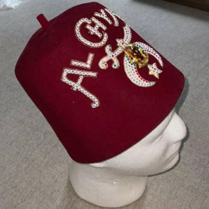 Fez Maroon Masonic Shriners Hat Vintage 2025 Freemasons Masonic Hat Alta calidad Personalizada Mejor venta Venta caliente Fezz - Product Image 2