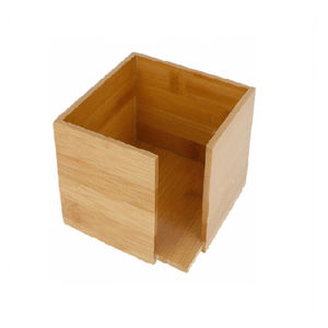 Elegante soporte de tejido de bambú, servilletero de madera maciza, ideal para bodas, comedor, mesa, cocina, uso y decoración del hogar - Product Image 5