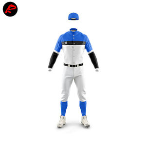 2023 personnalisé conçu de haute qualité Polyester Baseball Softball uniforme respirant jeunesse vêtements de sport pour activités de plein air ensembles - Product Image 2