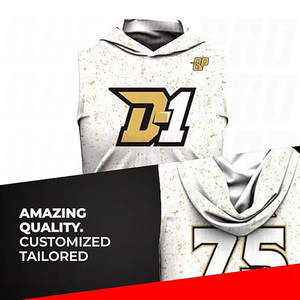 Sweat à capuche de football personnalisé 7v7, imprimé sur mesure avec nom et numéro, vêtements de sport respirants, tailles homme, femme et enfant, XS à 5XL - Product Image 2