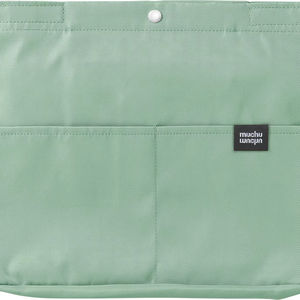 Sac décontracté Tsuletette avec fermeture à glissière en PVC vert 33x27x12cm - Product Image 2