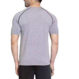 Fournisseur pakistanais de vêtements, fabricant de t-shirts de sport sur mesure, coupe classique, 100% coton, séchage rapide, respirant, haute qualité, fitness pour hommes - Product Image 6