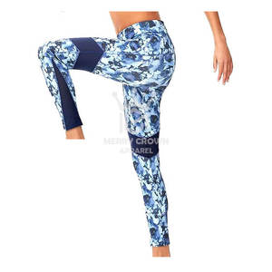 เลกกิ้งออกกำลังกายเอวยางยืดสำหรับผู้หญิงเลกกิ้งเล่นฟิตเนสแบบไร้รอยต่อระบายอากาศได้ดี - Product Image 4