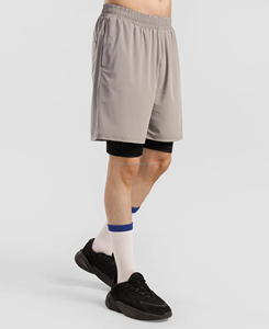 Pantalones Cortos de Verano para Hombre, de Alta Calidad, Estilo Urbano, Tejido Satinado de Algodón/Spandex, Bordados, de Secado Rápido y Resistentes al Viento - Product Image 5