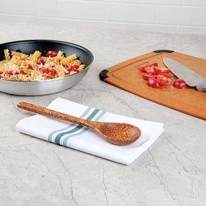 Cuchara de cena de coco, cubiertos naturales para restaurantes caseros, cucharas de madera de coco, mesa de comedor ecológica - Product Image 4