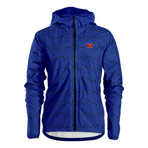 Veste coupe-vent pour homme de haute qualité, fermeture éclair intégrale, coupe-vent léger en nylon, capuche, grande taille, prix de gros d'usine - Product Image 4