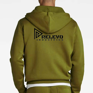 เสื้อฮู้ดดี้เปล่าแบบหนาพิเศษสำหรับผู้ชาย ทรงโอเวอร์ไซส์ ใส่สบายสำหรับฤดูหนาว มีฮู้ด  สั่งขั้นต่ำ 2 ชิ้น - Product Image 2