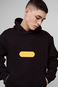 ชุดวอร์มผ้าฝ้าย100% สำหรับผู้ชายชุดวอร์มมีฮู้ดแบบสวมหัวพิมพ์โลโก้ได้ตามต้องการ - Product Image 3