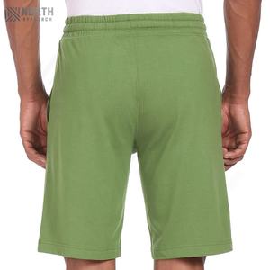 กางเกงขาสั้นลำลองผู้ชายไซส์ใหญ่ ลายเรียบ ผ้าแคนวาสผสมโพลีเอสเตอร์/คอตตอน แห้งเร็ว มีเชือกผูก ราคาขายส่ง - Product Image 3