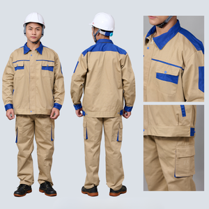 Mono de trabajo industrial de alta calidad Mezcla de algodón y poliéster Azul oscuro Protección fuerte Logotipo personalizado de varios tamaños - Product Image 6
