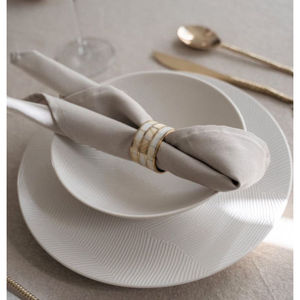 Nouveau design moderne rond de serviette décoratif de table et porte-serviette de luxe en métal doré de qualité pour l'utilisation de la table de dîner du Ramadan - Product Image 5