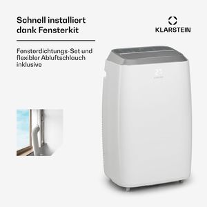 เครื่องปรับอากาศแบบพกพา 12000 BTU สำหรับบ้าน ควบคุมผ่านแอพ WiFi 3 in 1 ระบบทำความเย็น ลดความชื้น และพัดลม สำหรับห้องขนาด 20-35 ตร.ม. 55 เดซิเบล สีขาว - Product Image 5